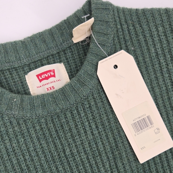 Levi's Forest Green Crewneck Sweater - Picture 2 of 11